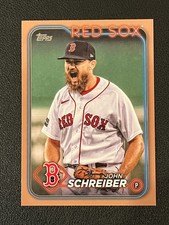 John Schreiber 2024 Topps Rookie Gold Border Parallel /2024 Red Sox 