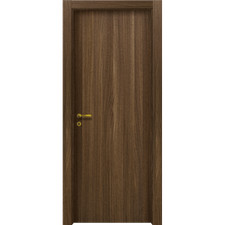 PORTA BATTENTE REVERSIBILE IN MDF NOCE