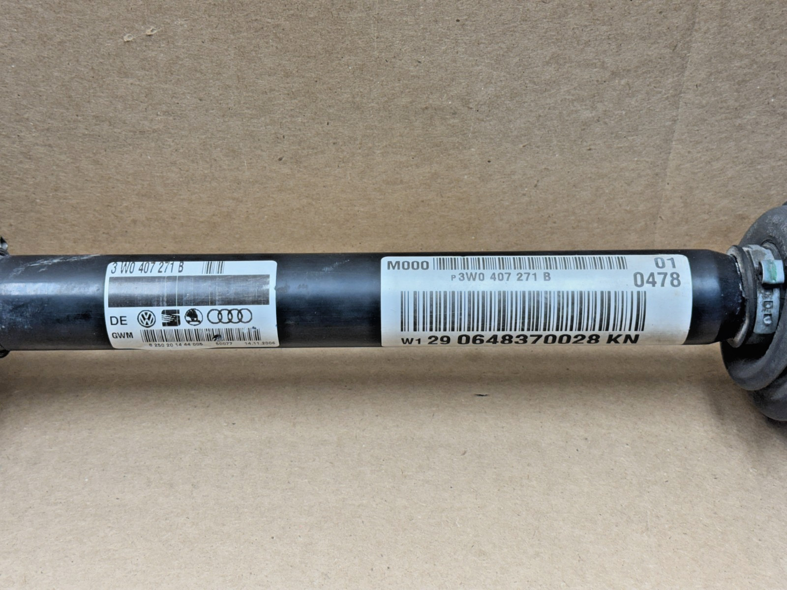 06-12 Bentley Continental Flying Spur Front Left Driver CV Axle Shaft PO43