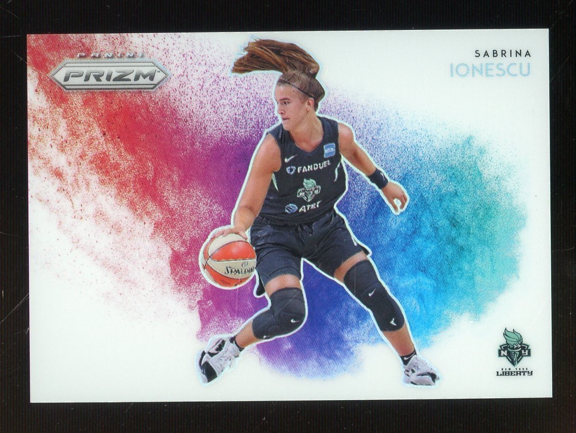 2021 Panini Prizm WNBA Color Blast #10 Sabrina Ionescu SSP Color Blast