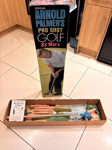 Vintage 1960s Arnold Palmer's Pro Shot Golf Game by Marx - Near Complete