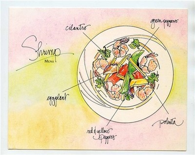 Stouffer's Hotels & Resorts Menu & Wine List Shrimp Salad Cover 