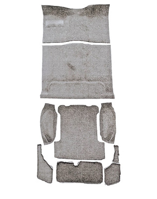 Carpet Kit For 1974-1983 Jeep Wagoneer Complete Kit - Black plush cut pile