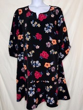Lane Bryant Floral Shift Dress Size 24