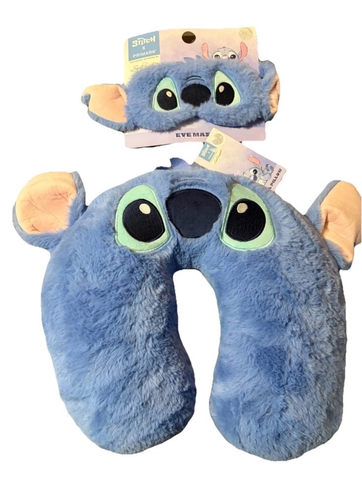 Disney’s Lilo and Stitch Travel Pillow And Eye Mask Primark Exclusive New image 5