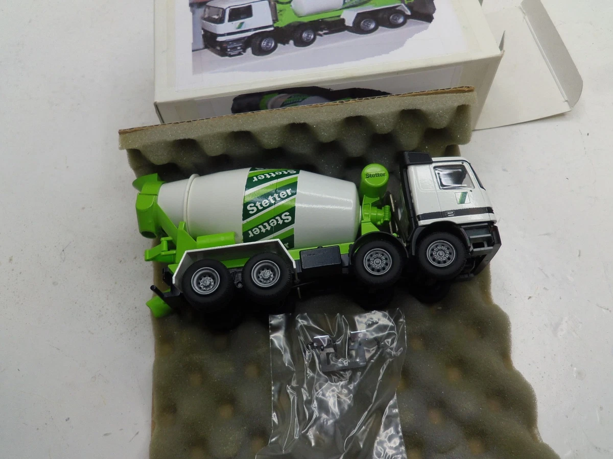 Conrad Mercedes 6x4 Malaxeur Elba – échelle 1:50, Zamak Jaune, Comme Neuf
