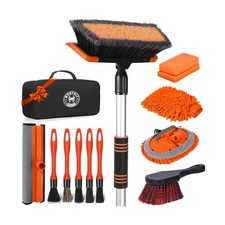 62'' Car Wash Brush with Long Handle, Complete Car Wash Kit, Scratch-Free Car...