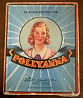 Vintage 1940 Parker Brothers Pollyanna Game Playing Pieces, dice, Rules+ in Box