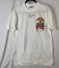 VTG 1996 Kenny Bernstein Single Stitch Budweiser T-Shirt Mens Sz L King Of Speed