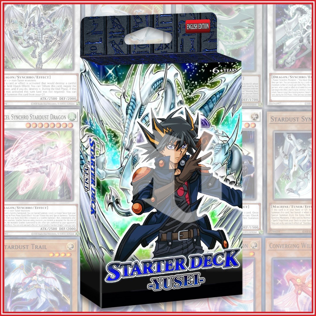 YUSEI STARDUST DRAGON STARTER DECK 50 | Stardust Shooting Star Blazar YuGiOh  | eBay