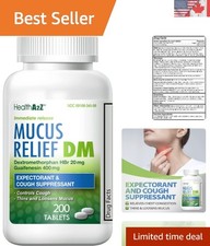 Effective Mucus Relief DM  20mg Dextromethorphan  400mg Guaifenesin  200 Tabs