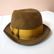 Vintage Dobbs Fifth Avenue Men's Fedora. Sold From Levi  Strauss Indianapolis.
