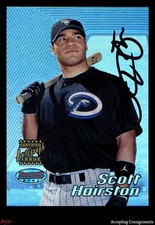 2002 Bowman's Best Blue #148 Scott Hairston RC ROOKIE ON CARD AUTO DIAMONDBACKS