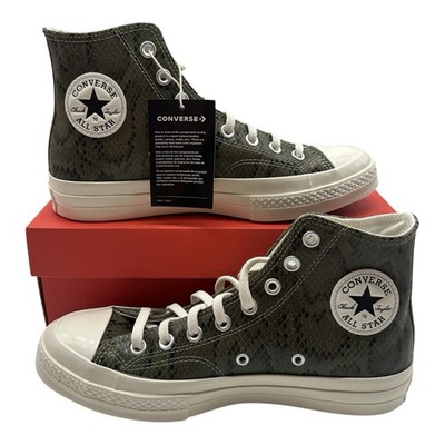 Converse Chuck Taylor All Star Snakeskin Print Shoes Womens Sz 7 Green A13394C