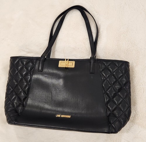 Love Moschino Tasche schwarz gesteppt