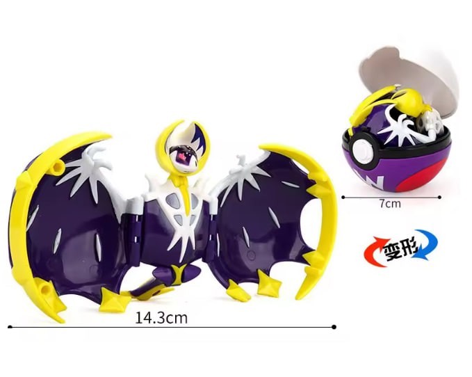 Pok&eacute;mon Pokeball Action Figure Mewtwo Gengar Pikachu Mobile Model Toy Gift