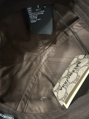 Balenciaga x Gucci Monogram The Hacker Project Baseball Cap Beige