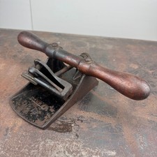 STANLEY No. 12 Veneer Scraper Plane Rosewood Double Grip Handle USA NO BLADE