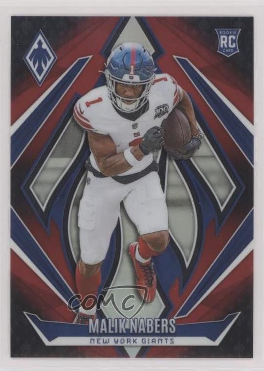 2024 Panini Phoenix Rookies Red Fade /299 Malik Nabers #221 Rookie RC
