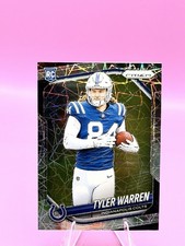 2025 Panini Prizm Tyler Warren Rookie Prizm Lazer #339 Indianapolis Colts RC