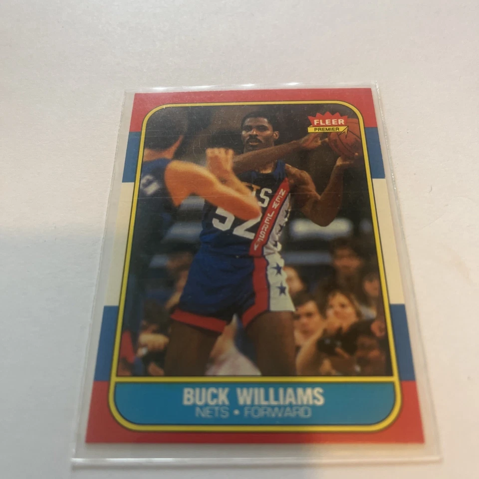 Fleer Set Break Buck Williams 1986-87 #123 *Redes* Como nuevo sin precio base Foto 2 de 4