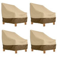 Classic Accessories Veranda Water-Resistant Patio Lounge Chair Cover 4 Pack