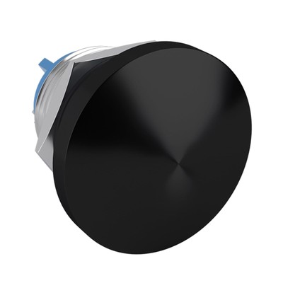22MM Mushroom Head Push Button Switch Waterproof Momentary Push Button, Black