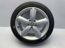 VW Golf R17 Alloy Wheel With Tire 2013 Hatchback 4/5dr 8P0601025AL (12-17)