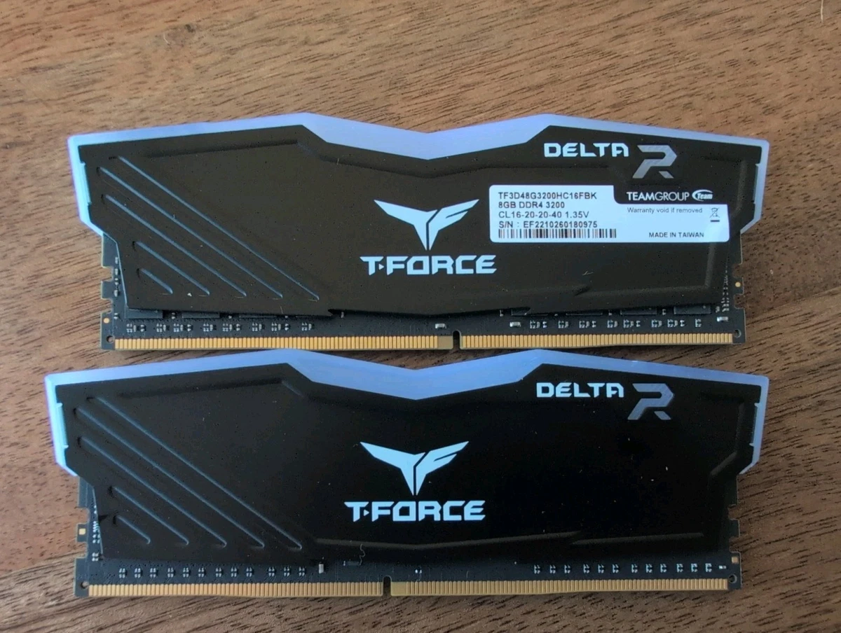 TEAMGROUP T-force Delta RGB 2x8GB Ddr4 RAM for sale online | eBay