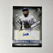 2022 Topps Series 1 - Baseball Stars Autographs Yonny Hernandez #BSA-YHE...