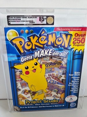 Pokémon Project Studio Blue - PC CD-ROM - VGA 85+ NM+ sealed WATA UKG CGC PSA