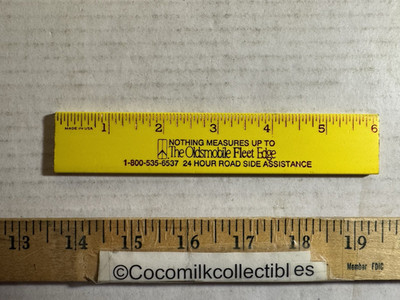 Vintage Nothing Measures Up To The Oldsmobile Fleet Edge Plastic 6 Inch Ruler