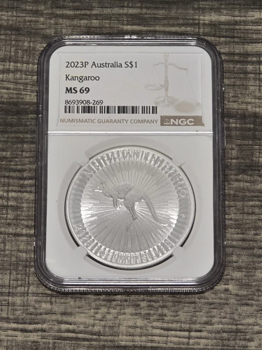 Australian Kangaroo Grade MS 69 Silver Bullion Coins for sale | eBay