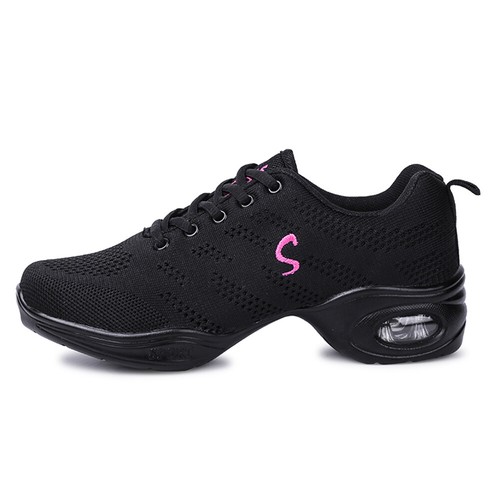 Para mujer Tenis Cojín de aire Deporte Jazz Hip Hop Baile Zapatos con cordones Transpirables - Imagen 14 de 21