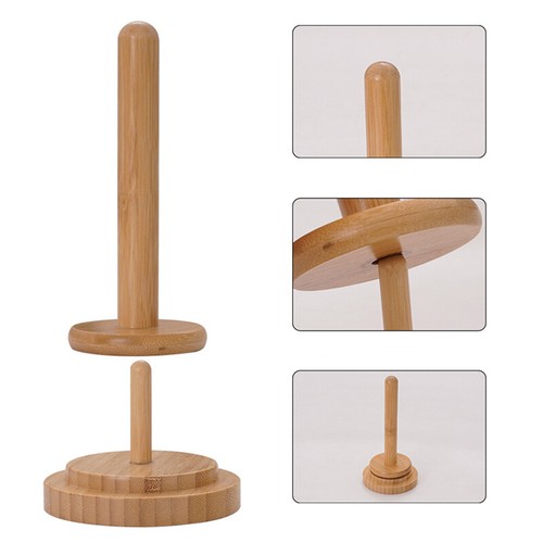 Yarn Holder Rotating Wooden Holder Tabletop Bobbin Holder Sewing Accessories - Picture 8 of 13