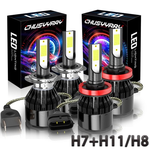 For Kia Sportage 2011-2016 Kit H7 H11B LED Headlight High Low Beam Combo Bulbs - 第 1/22 張圖片