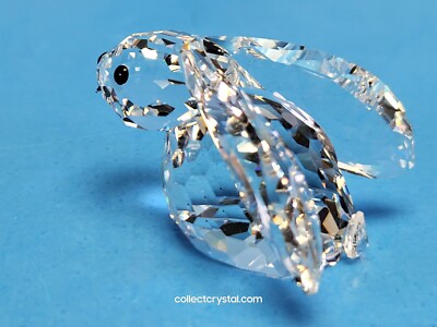 Swarovski Crystal Figurine Long Ear Bunny Rabbit 7678 001 or