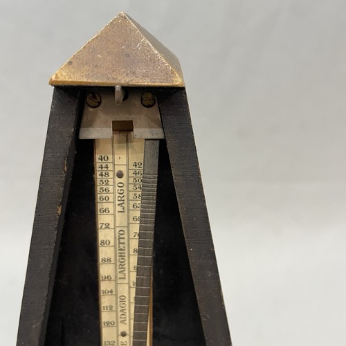 Antico Metronomo Maelzel Manca Selettore Tempo Funzionante - Foto 13 di 13