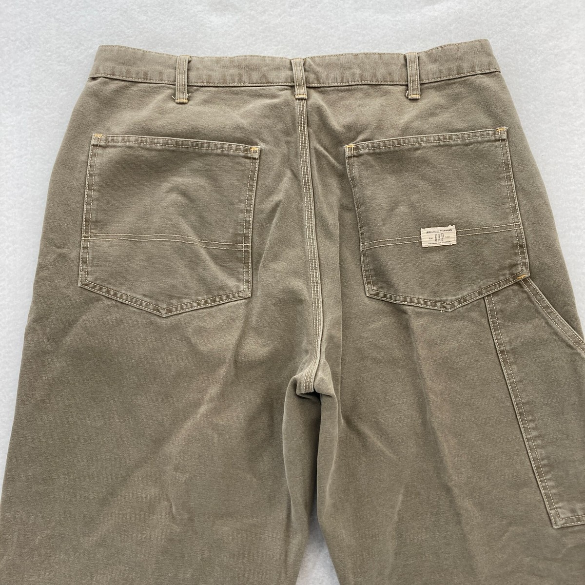 Vintage GAP Mechanic Pants Mens 36x30 Brown Relaxed Baggy
