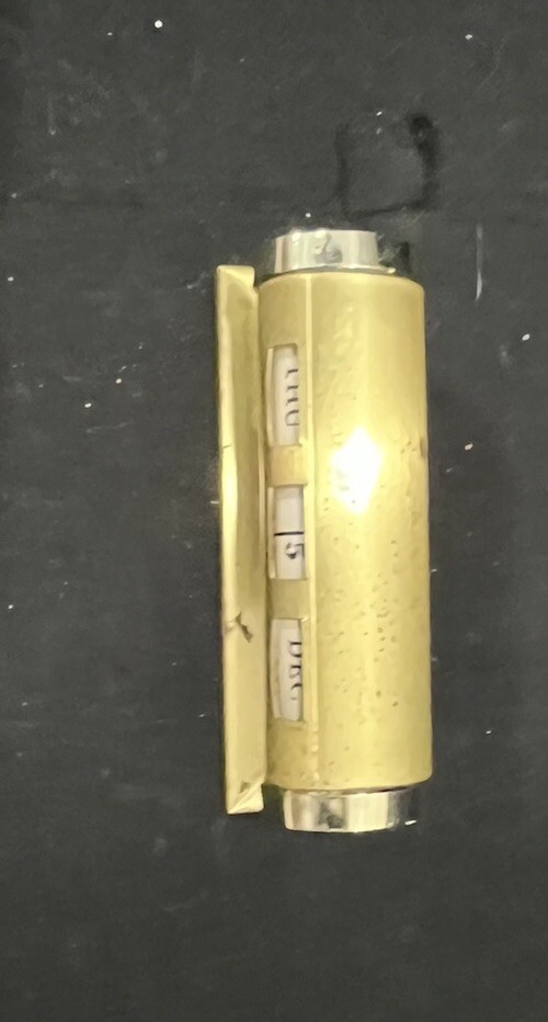 Vintage Park Sherman Cylindrical Perpetual Desk Calendar Collectible Office