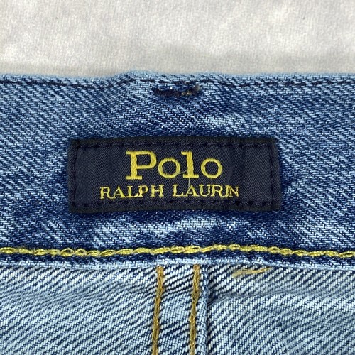 Polo Ralph Lauren Mens The Thompson Relaxed Fit Straight Jeans 36x29 Medium Wash - Picture 3 of 18