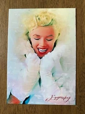 Marilyn Monroe #21 Art Card Limited Numbered xx/50 Edward Vela Signed 2018.