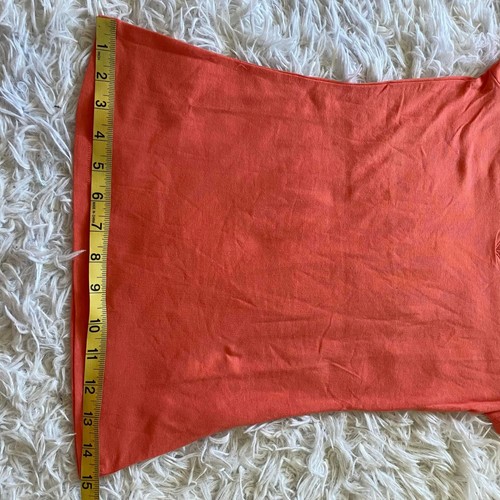 Camicia donna manica corta scollo a V Finamoda - pesca scuro / rosa - small / med - Foto 10 di 25
