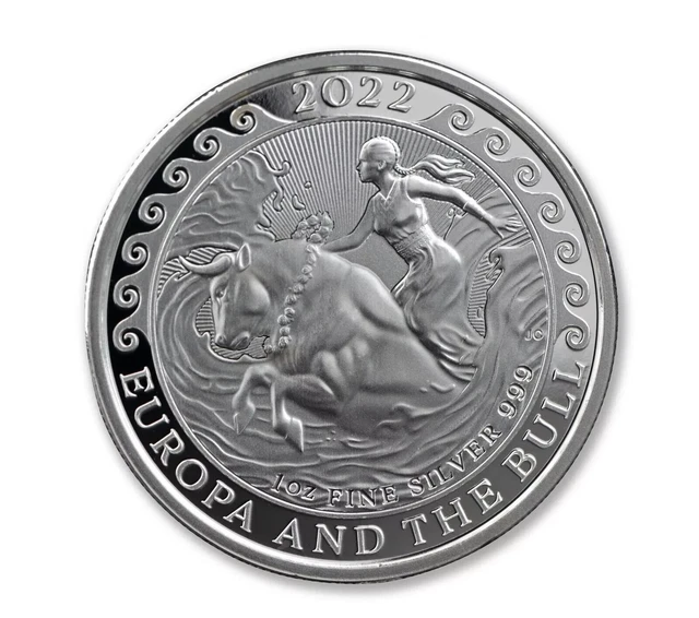 Ebay Live 25.19  2022 Europa and the Bull 1 oz Silver Coin