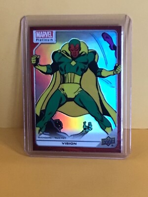 Vision 2023 Upper Deck Marvel Platinum Red Rainbow  #167 Nice