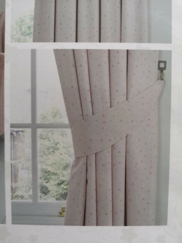 New Dunelm Unicorn Dreams Blackout Curtains tiebacks pencil pleat 46x72 pink