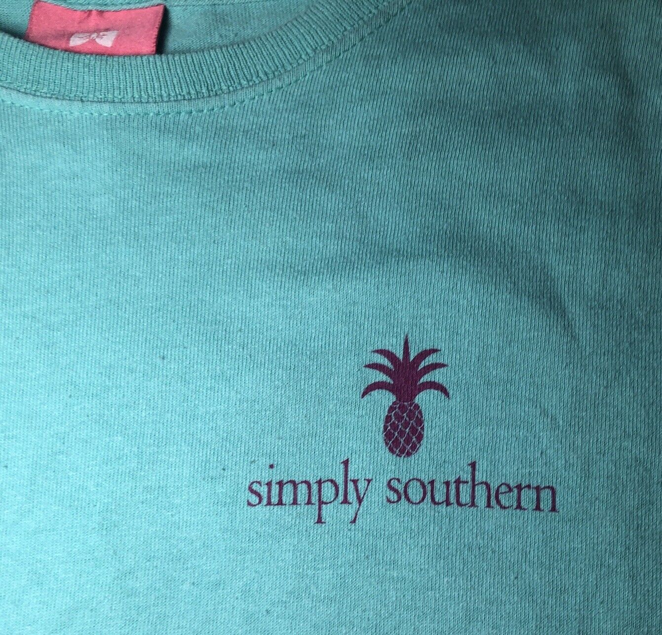 Women’s Teal Simply Southern Graphic T-shirt Size… - image 2