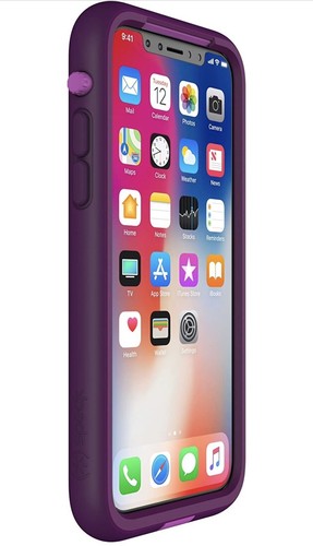Speck - Presidio ULTRA Case for Apple® iPhone X & XS - Purple (HOLSTER INCLUDED) - Picture 3 of 4