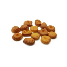 Dollhouse 14Pcs Miniature Cookies Small Biscuit Food Accessories