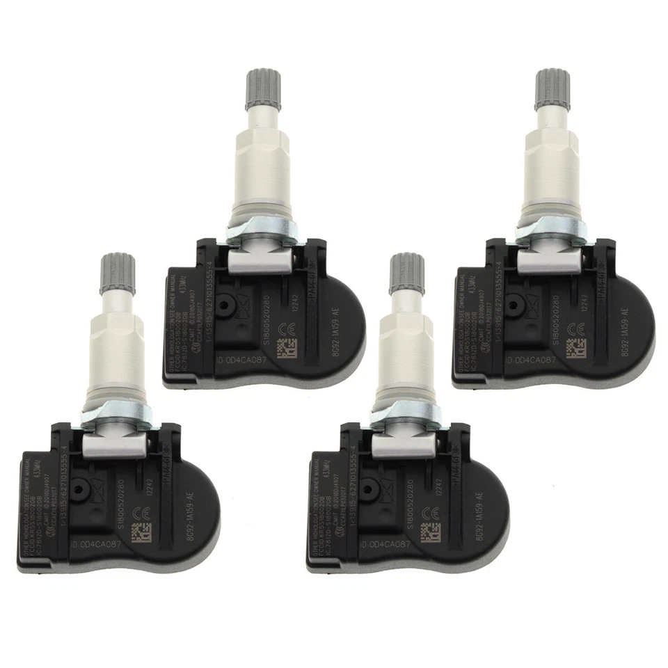 Sensor monitor de presión de neumáticos TPMS para Peugeot 1007 2008 3008 4007 4008 5008 4 un. Foto 3 de 4